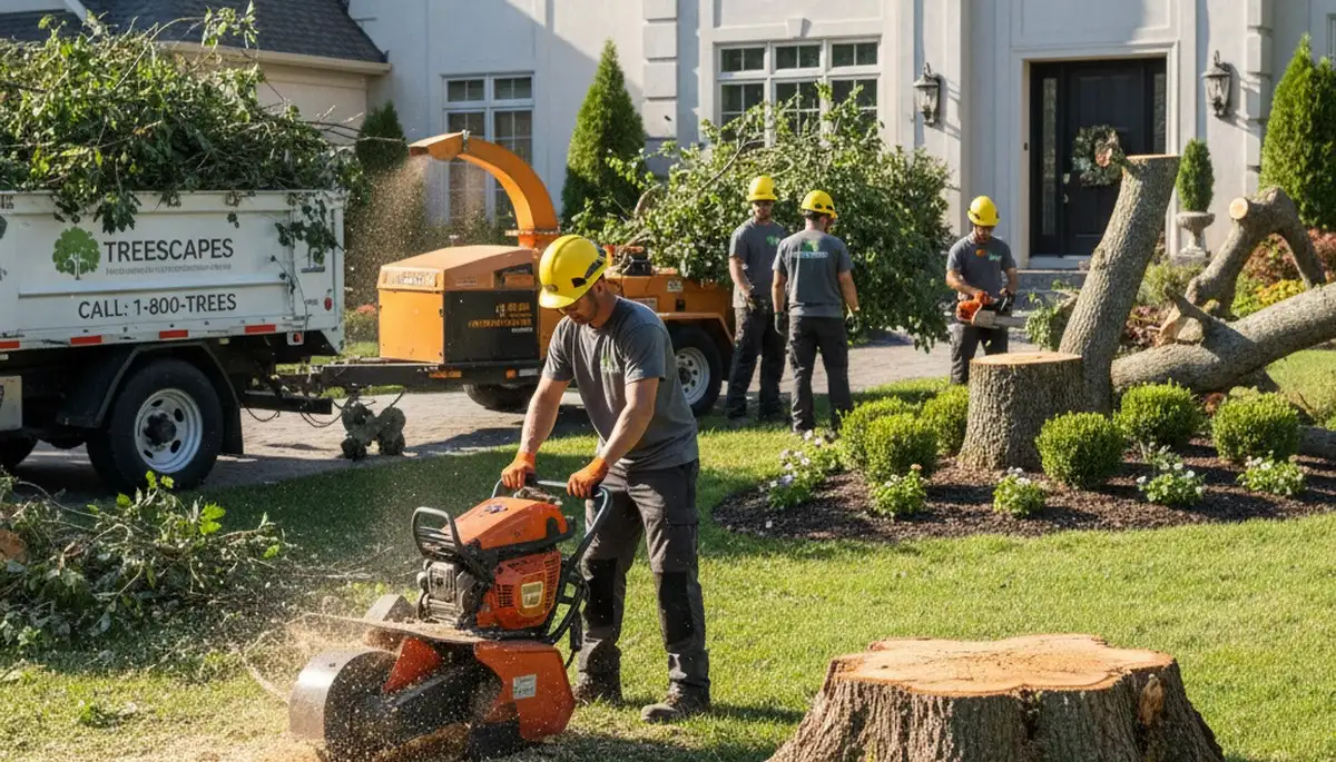 Professional landscaping and tree removal in Cherry Hill, NJ by Chop Chop Tree experts