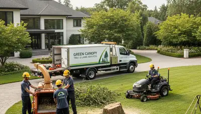 Professional lawn care and tree removal service in Cherry Hill, NJ by Chop Chop Tree experts