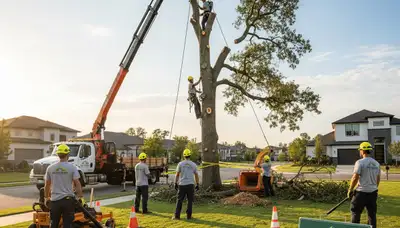 Professional lawn care and tree removal service in Cherry Hill, NJ by Chop Chop Tree experts