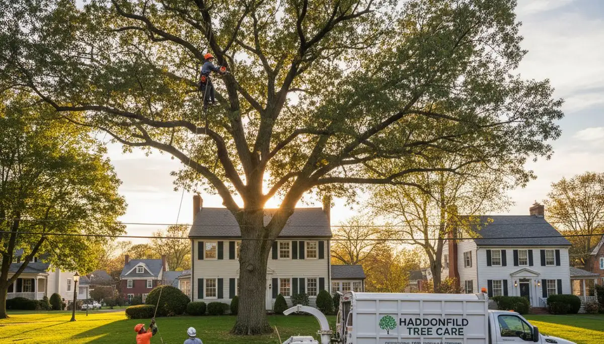 Professional tree removal service in Cherry Hill, NJ by certified arborists
