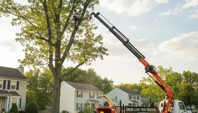 Professional tree removal service crew working in Cherry Hill, NJ