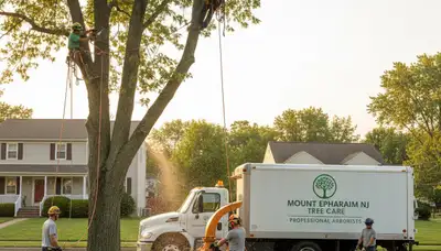 Professional tree removal service in Cherry Hill, NJ by certified arborists
